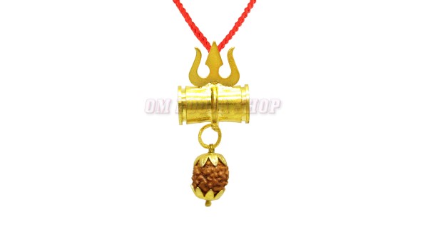 Trishul store rudraksha pendant